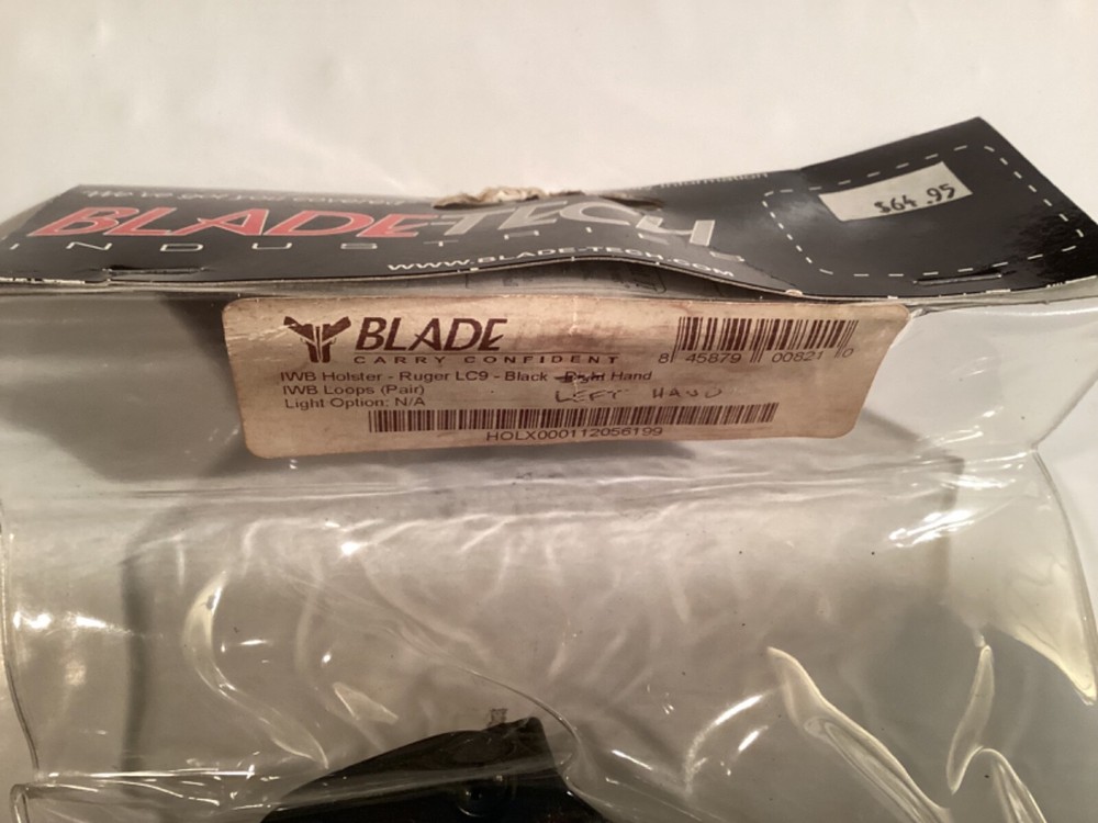 BladeTech Kydex holster for Ruger LC9 OWB LH