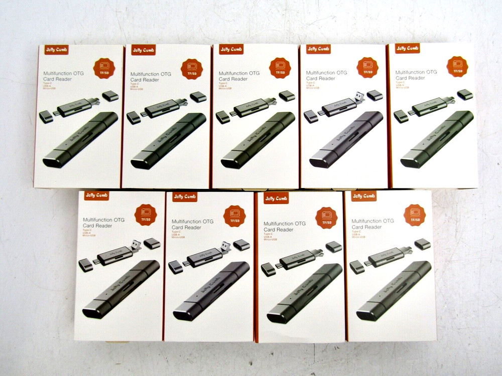 (20X) Multifunction OTG Card Reader USB C / Micro USB Adapter - NEW