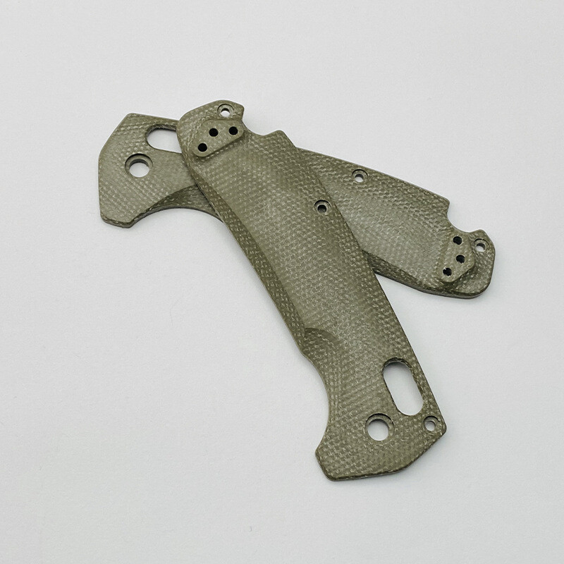 2PCS Handle Patch Custom Micarta Blade Scales For Benchmade North Fork Knife