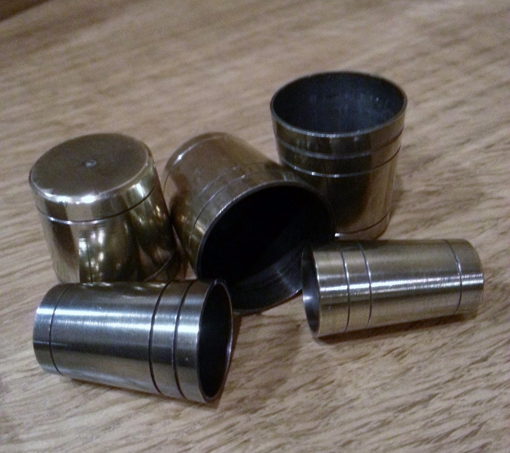 2 x SOLID BRASS 4mm BASE!! "ULTRA" FERRULES for WALKING STICK MAKING. 12 Sizes