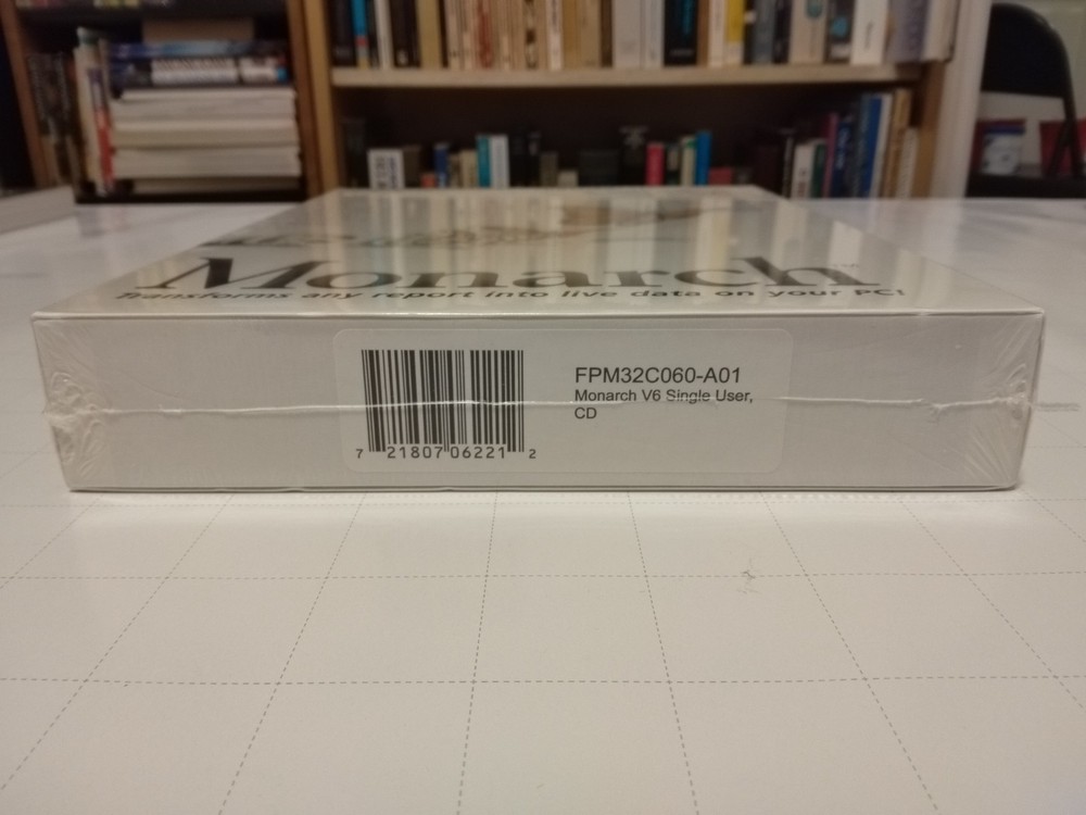 Monarch V6.0 Software New in Box, Sealed - produced by Datawatch