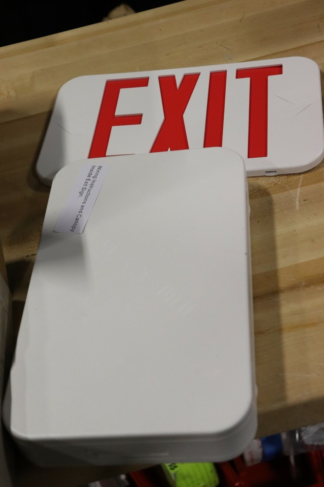 Hubbell Lighting , LED, Exit Sign, Model CER 4.300"L LED