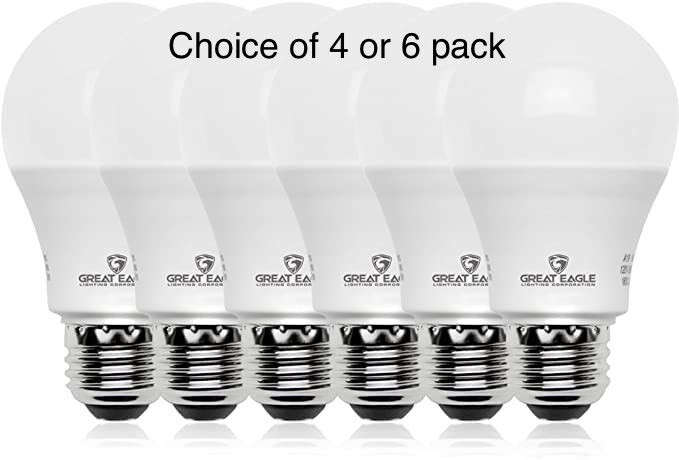 Great Eagle Dimmable 100W Replacement A19 LED Bulb      2700K/3000K/4000K/5000K
