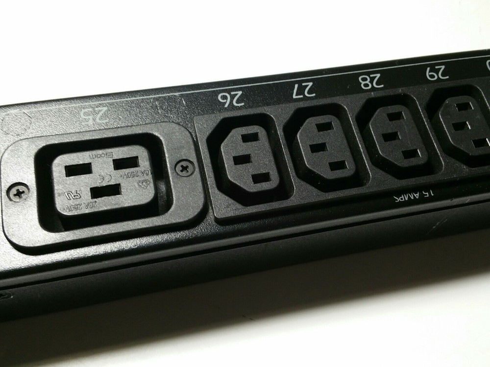 APC Rack PDU, Metered, AP7868 - Zero U - Power Distribution Strip