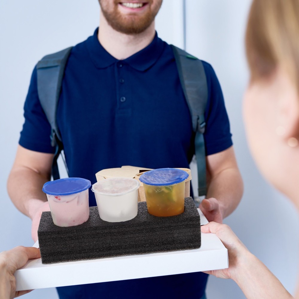 4Pcs Lightweight Drink Carrier Cup Holders for Takeout Packaging