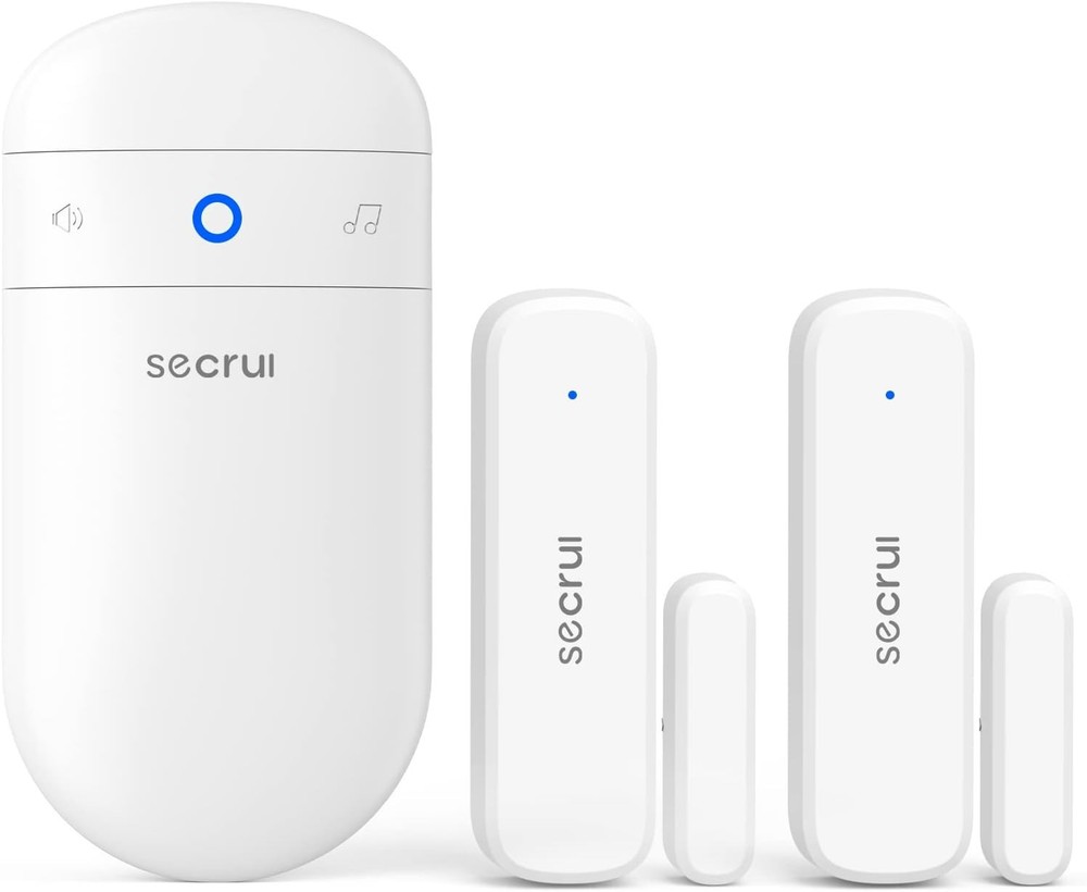 Wireless Door Chime Kit ABS 500ft Range Adjustable Volume Easy Install