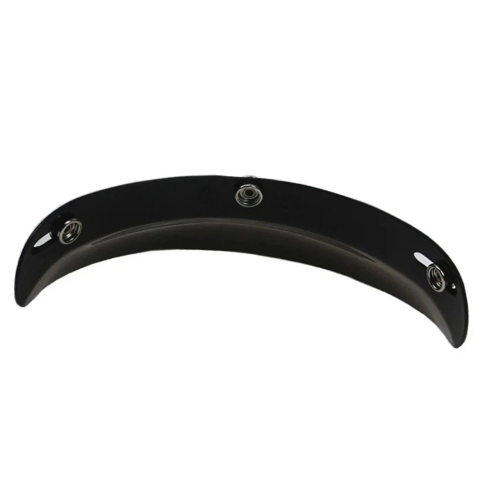 Black Classic Open Face Motorcycle Helmet Replacement Universal Peak Visor UK