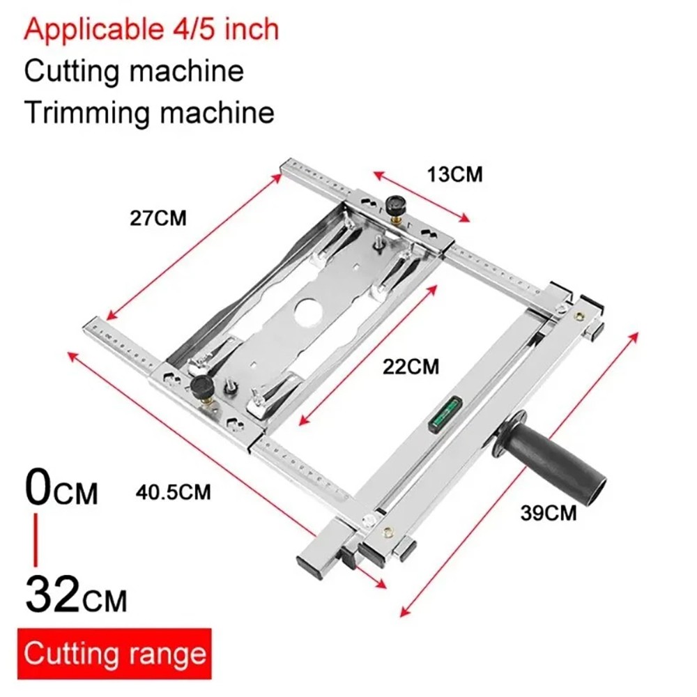 Cutting Machine Edge Guide Positioner 12.6 Inch Adjustable Circular Saw Guide