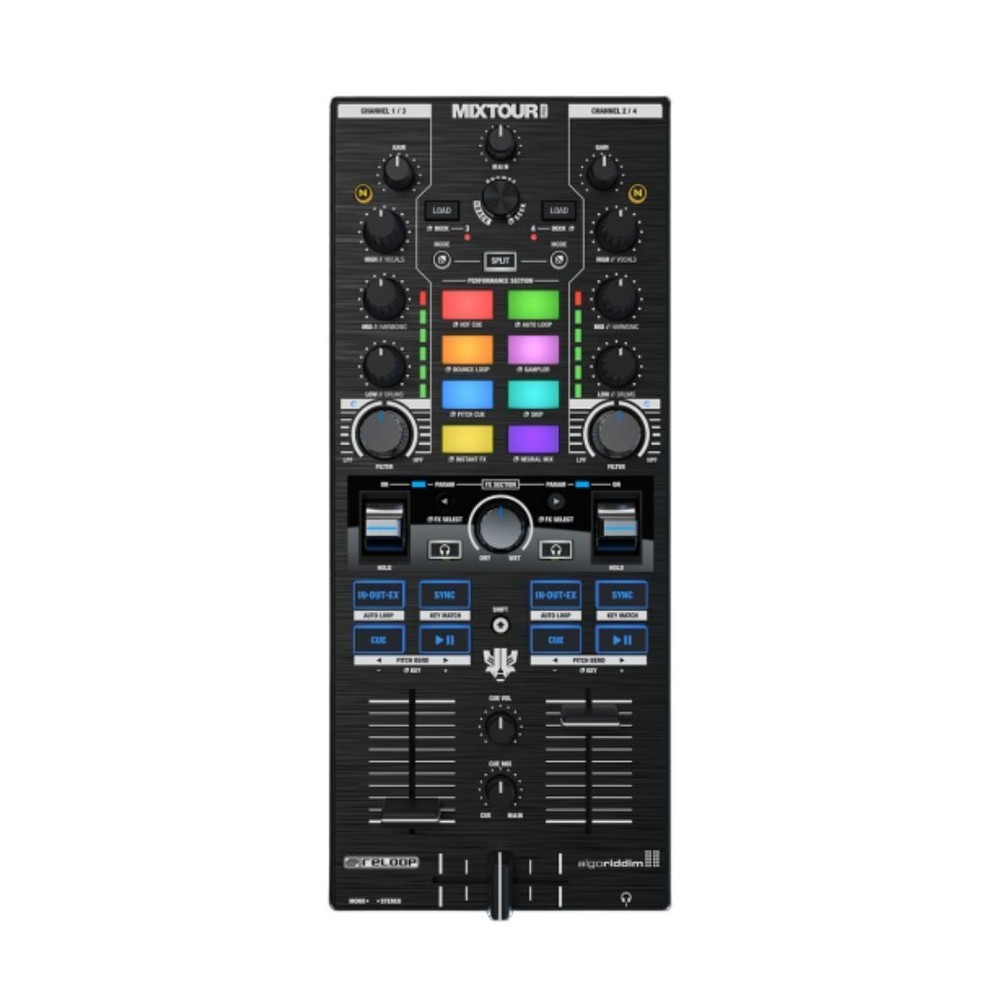 Reloop Mixtour Pro All-In-One Four-Deck DJ Controller with Audio Interface