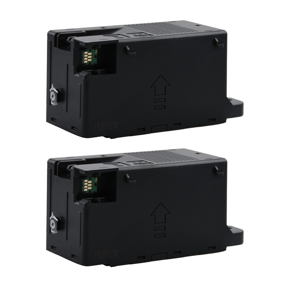 2* C9345 Maintenance Box For Epson EcoTank L Printer Waste Ink Pad Replace
