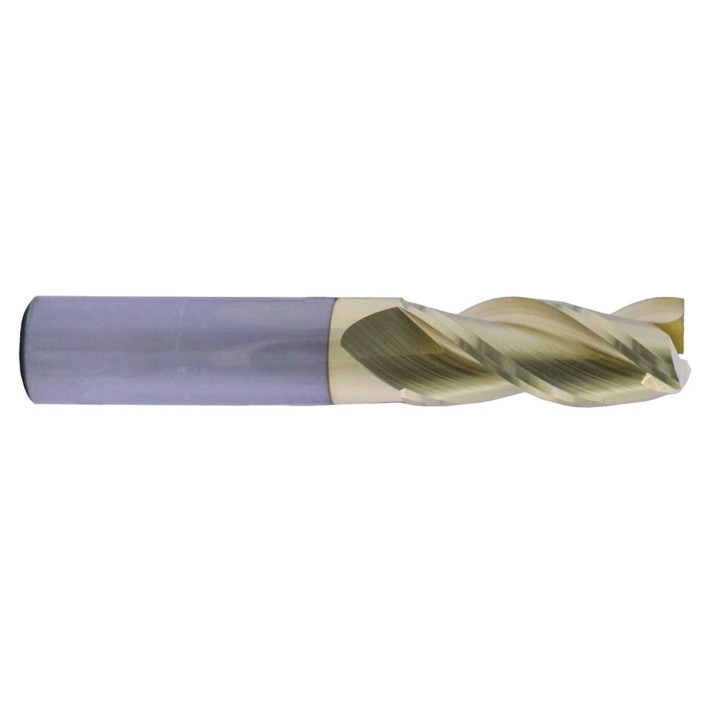 High Performance 1/2" Solid Carbide Square End Mill for Aluminum - ZrN Coated...