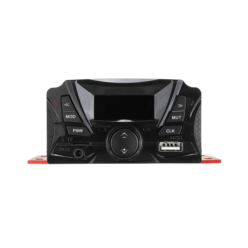 12V Motorcycle Audio bluetooth Remote Control Speaker Sound System SD USB MP3