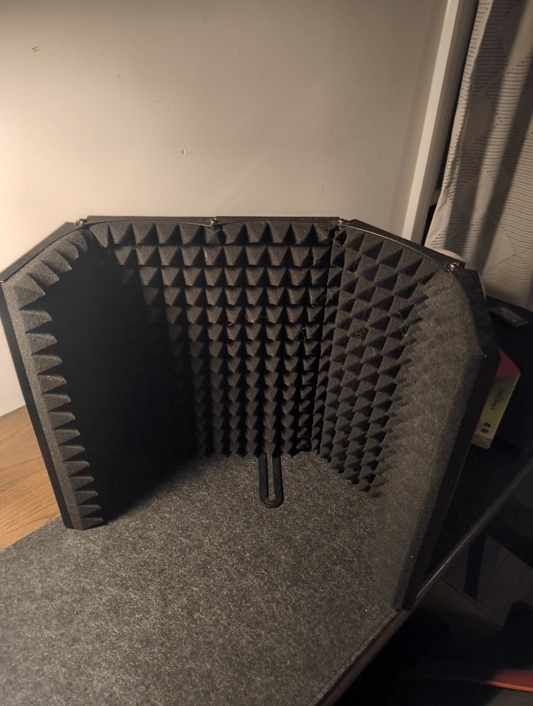 Topnaca Studio Microphone Acoustic Isolation Shield Vocal Booth