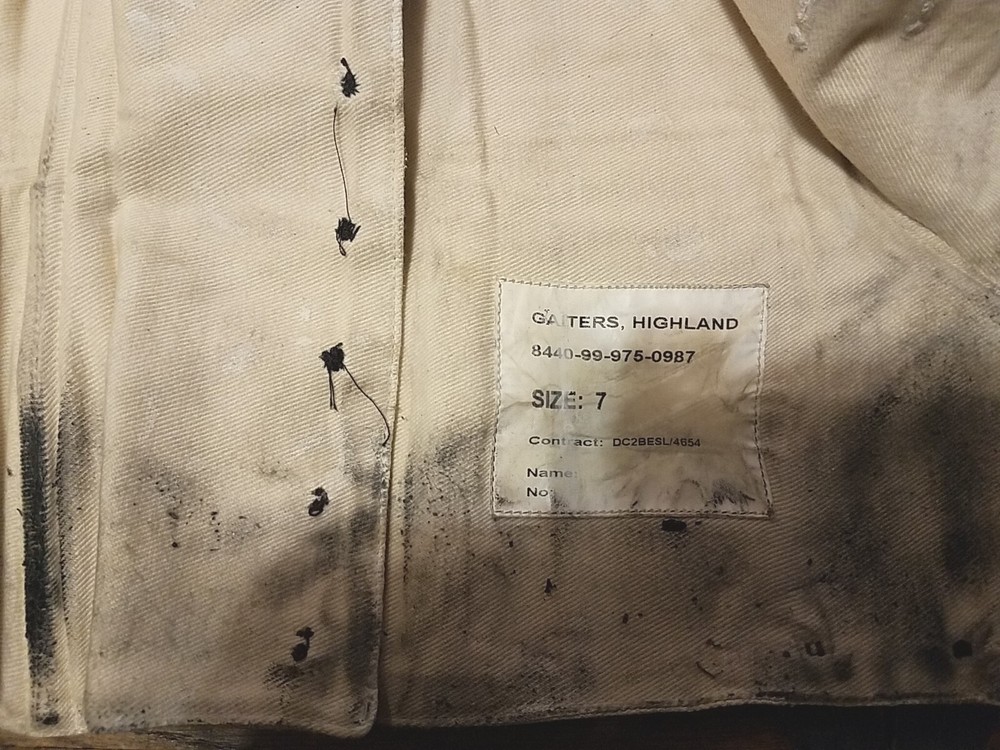 WW2 British/scottish Parade Spats (Repro)