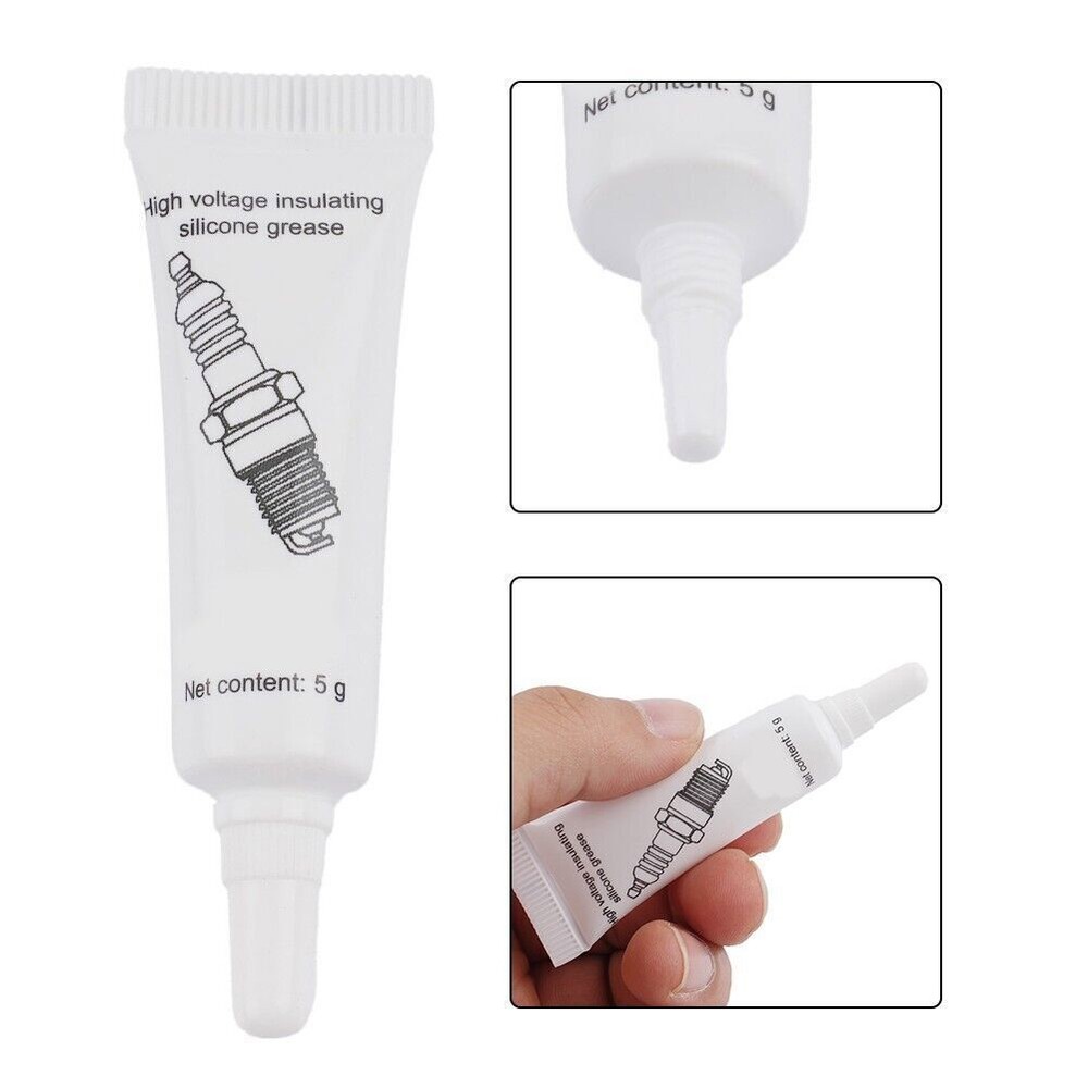 2Pcs Car Spark Plug Insulating Grease High Voltage Electrical Silicone Grease