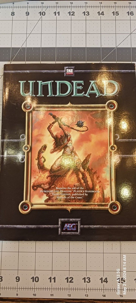 Dungeons and Dragons d20 UNDEAD sourcebook by AEG
