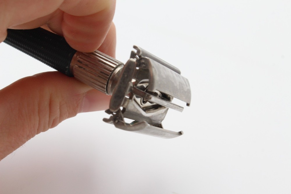 Vintage Gillette Razor Blue Handle