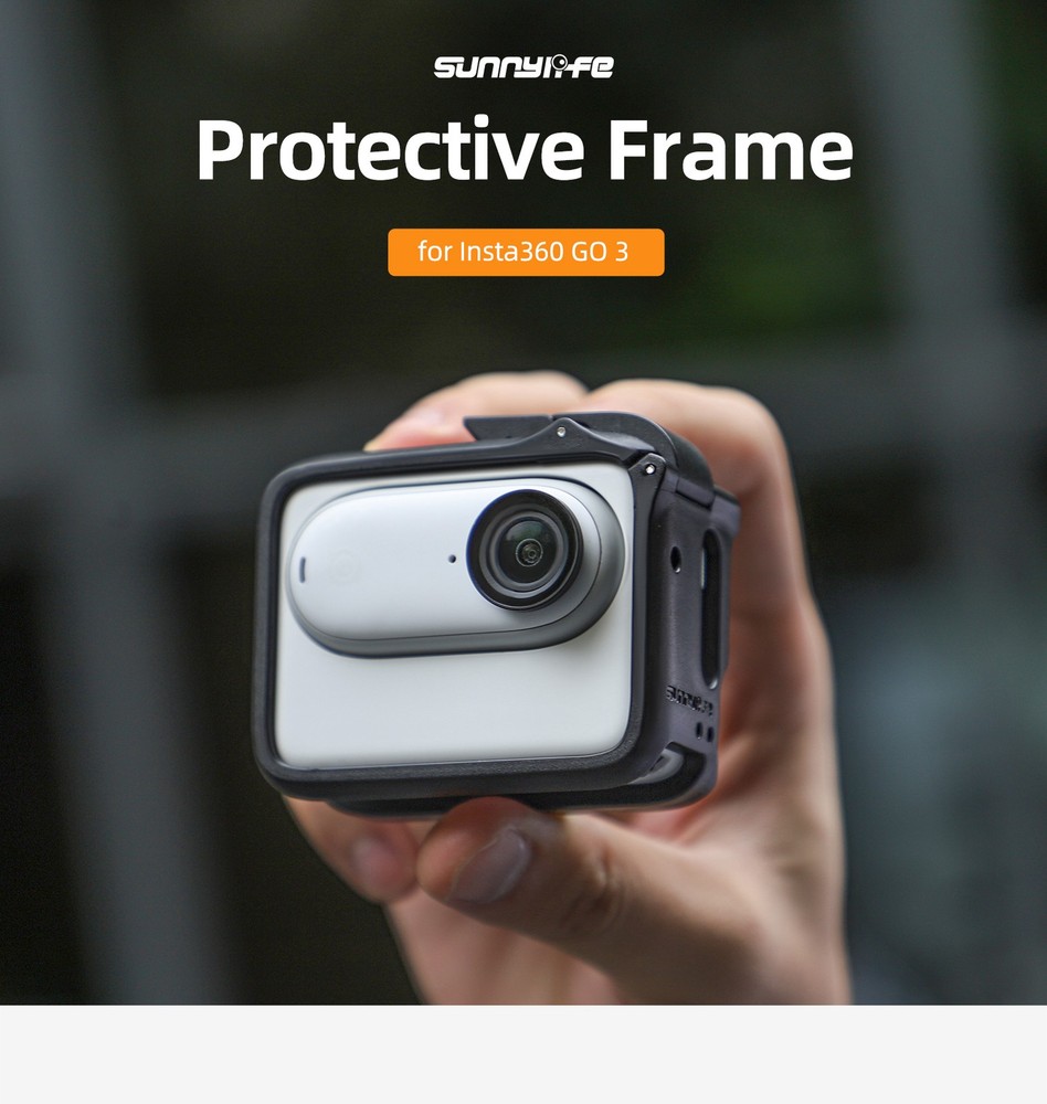 For Insta360 GO 3 Action Camera Plastic Quick Release Protection Frame Accessory