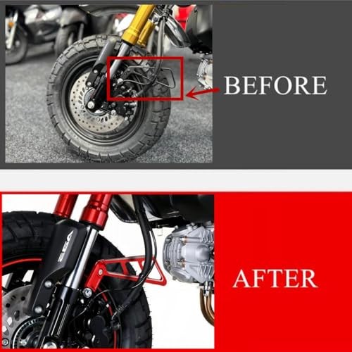 Monkey 125 Front Brake Caliper Disk Cable Guard Compatible with Monkey125 Gold