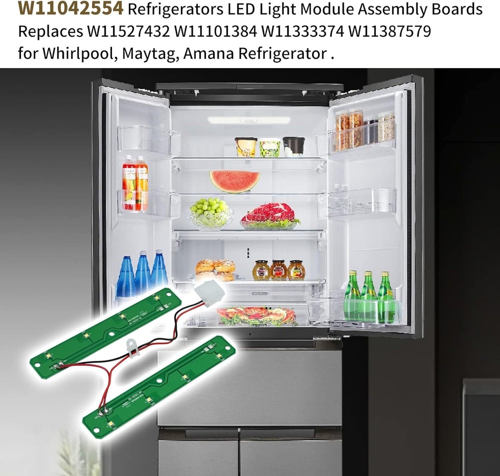 W11042554 Refrigerators LED Light Module Board For Whirlpool Maytag Refrigerator