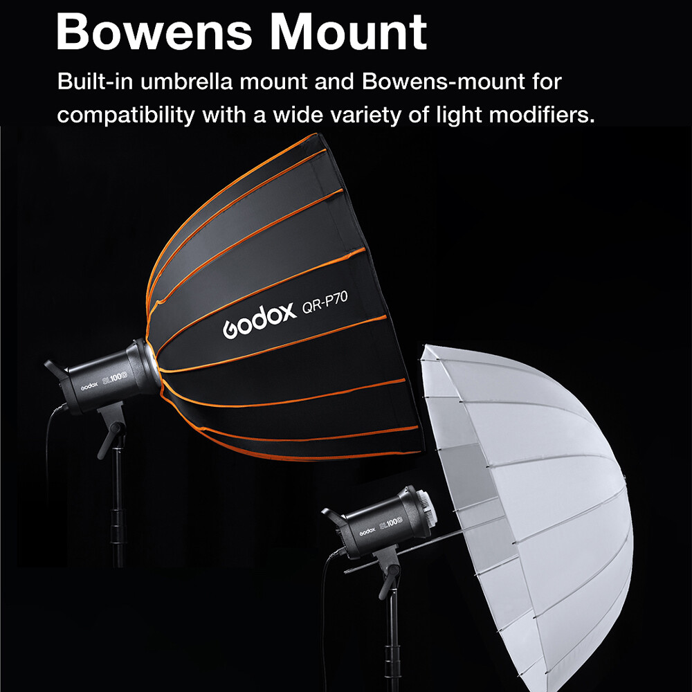 US Godox SL100D Bowens Daylight COB LED Video Continuous Light White Version