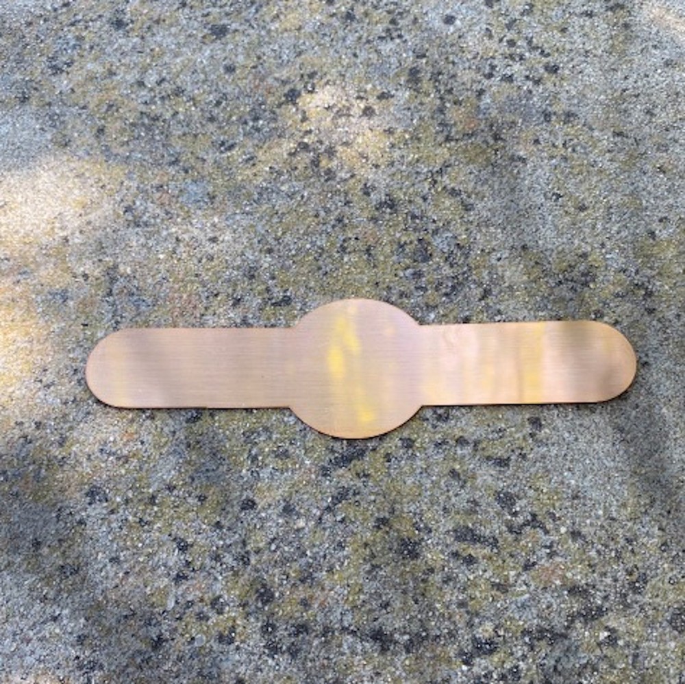 Copper Bracelet Stamping Blanks (5 Pack)
