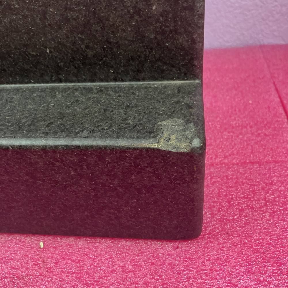 Brown Sharpe Black Granite Angle / Step Block - 12” x 9” x 6”