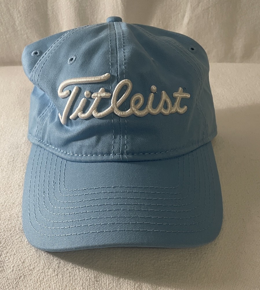 Titleist Adjustable Women's Golf Hat Strap-back Blue Baseball Cap "Silverstone"