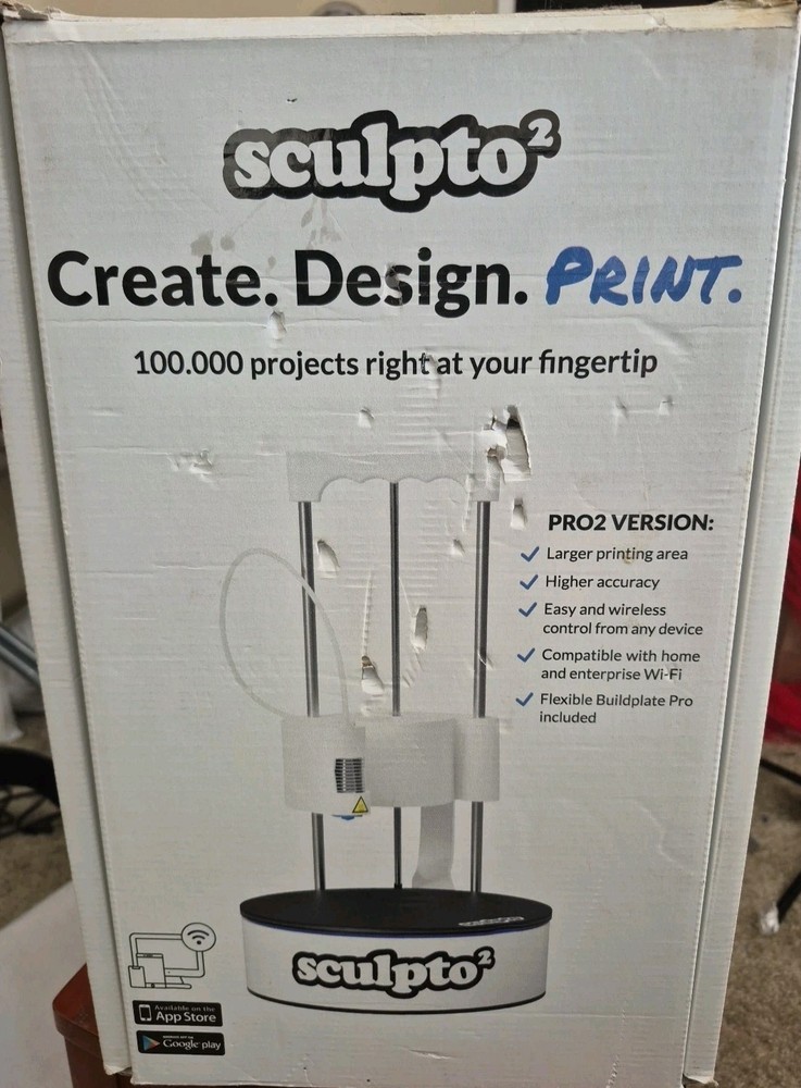 3D Printer Sculpto Pro 2 + 6 Filaments