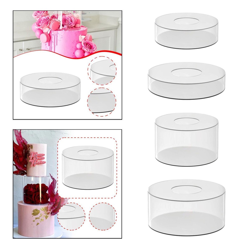 Acrylic Cake Display Stand Countertop Buffet Organization Storage Cake Riser