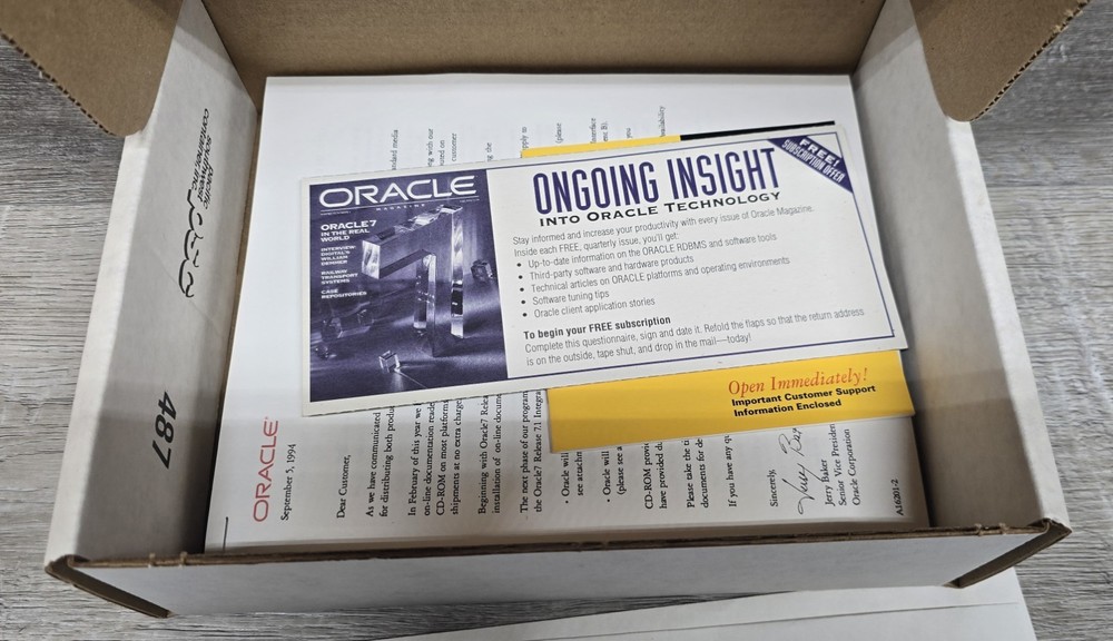 Personal Oracle 7 ~ Version 7.1 Windows Architecture Oracle Workgroup 2000~ New!