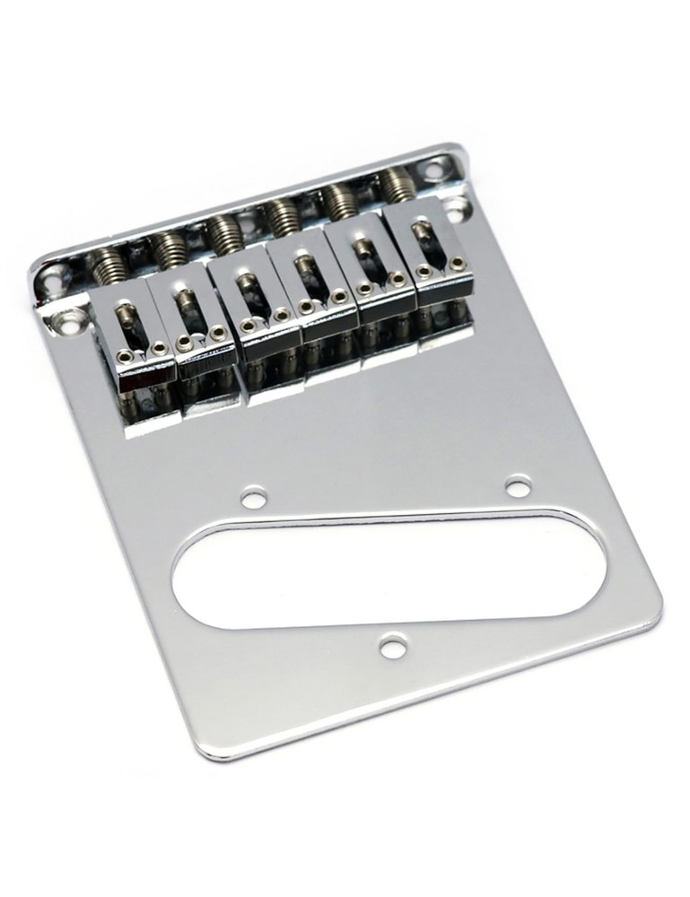 Metallor Guitar Bridge Vintage Style Top Loader or String Chrome