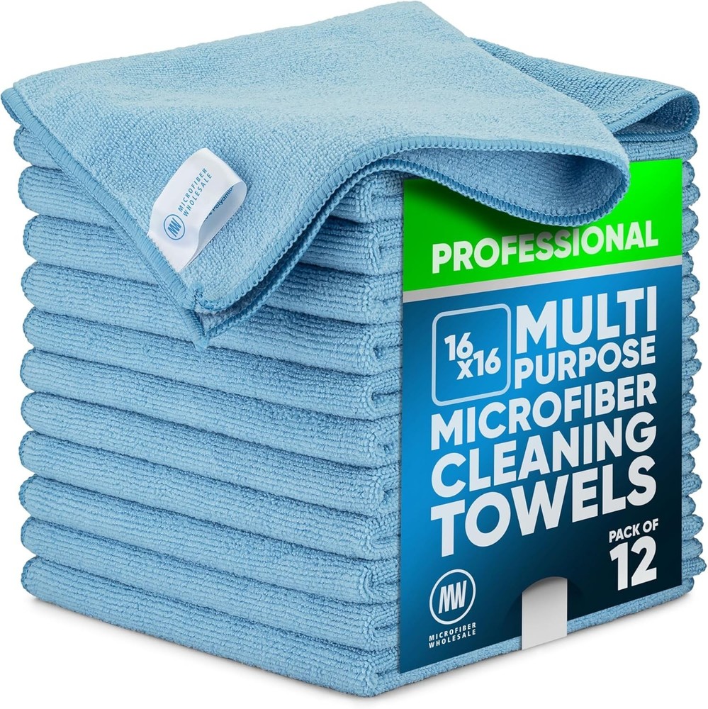 High Absorbent Cleaning Cloth 12-Pack