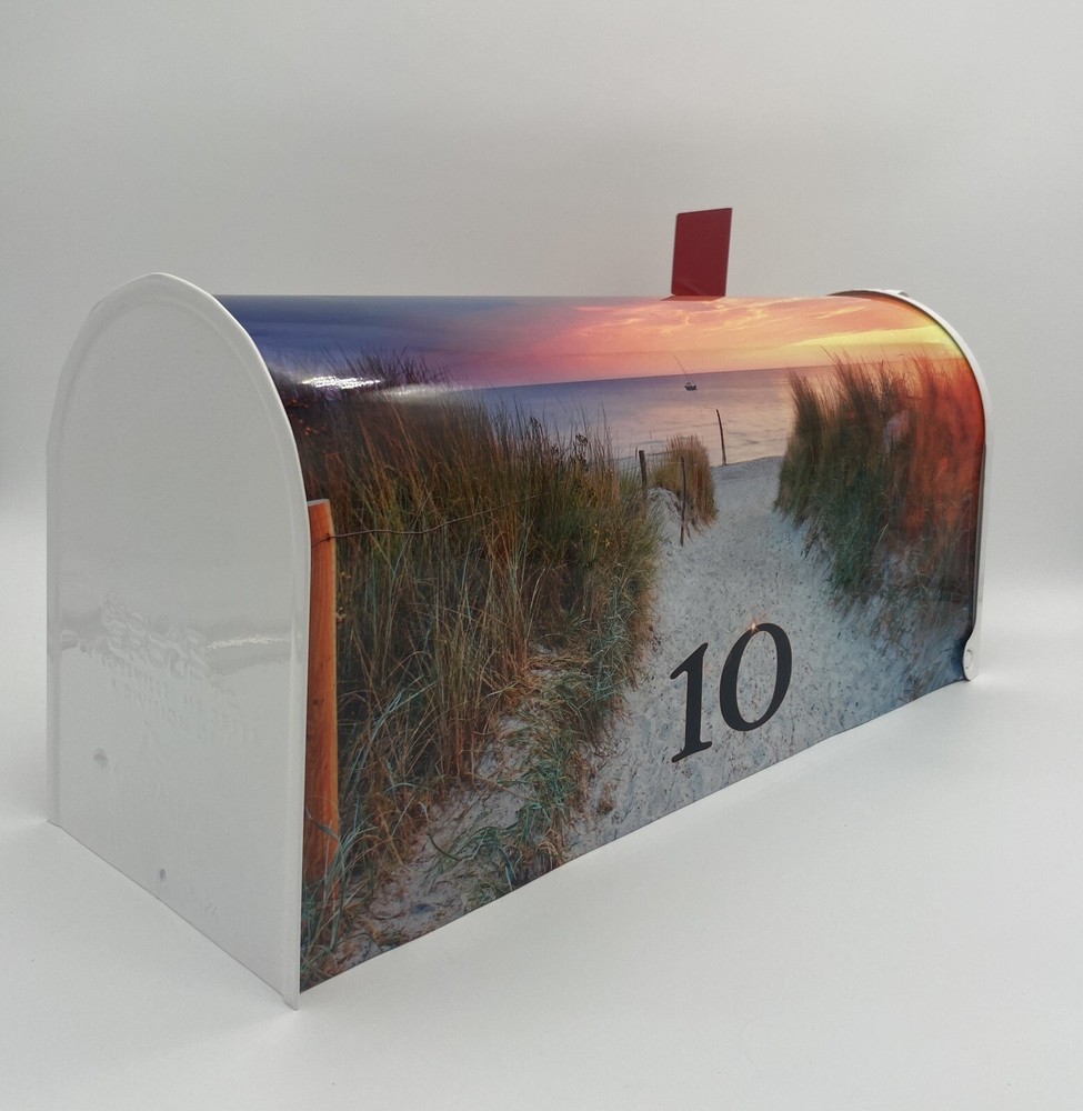 Beach Decor Custom Mailbox - Personalized gift for her