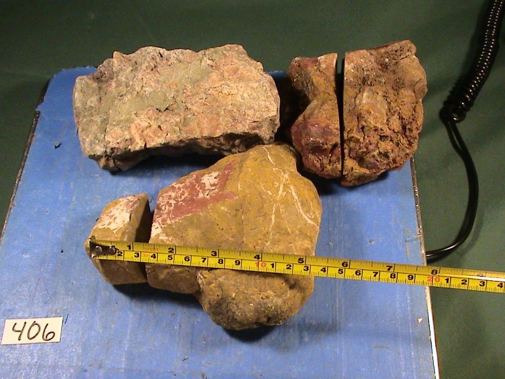 Mixed One-Cut Jasper Agate Lot, Solid Rough, Lapidary Rocks, 6 LBS, 0 OZ, #406