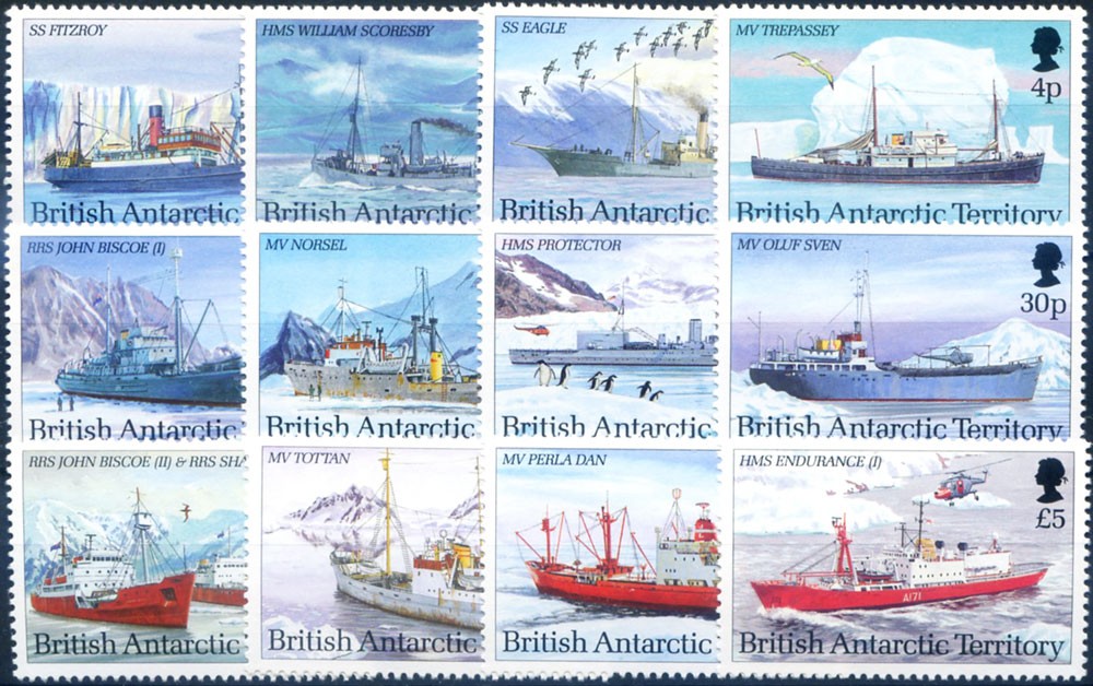 British Antarctic Territory. Definitive. Navi 1993.