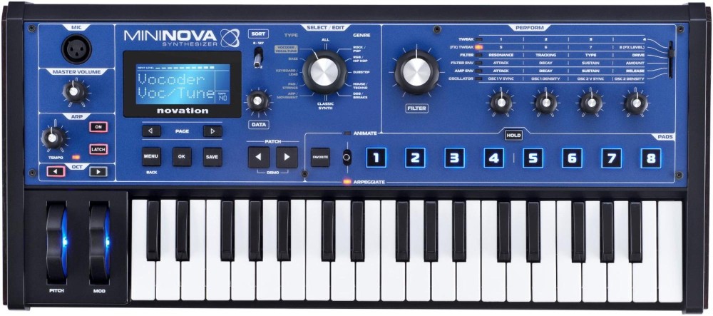 Novation MiniNova Mini-Keys Synthesizer