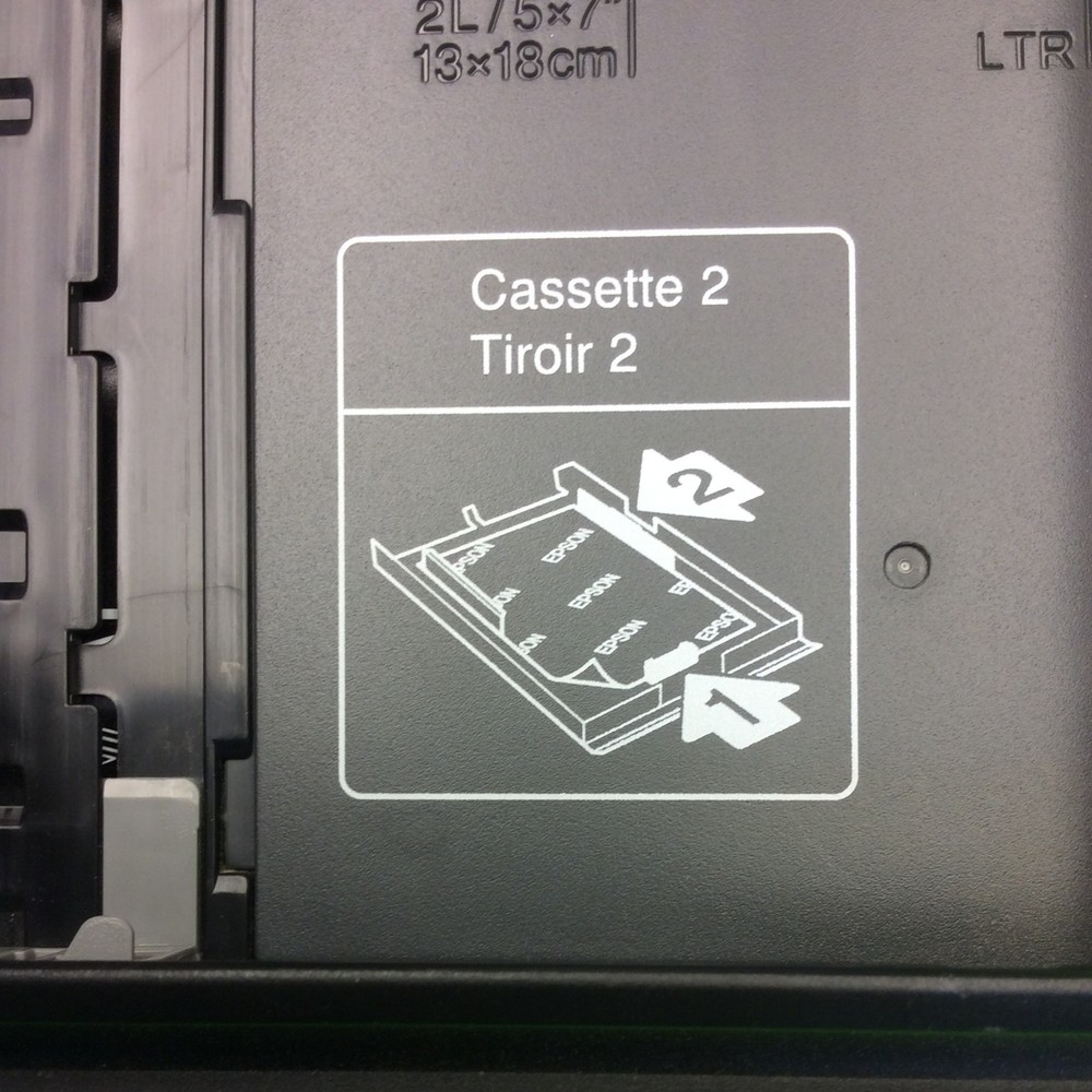 Epson XP-800 Inkjet Printer Cassette 2 Paper Tray