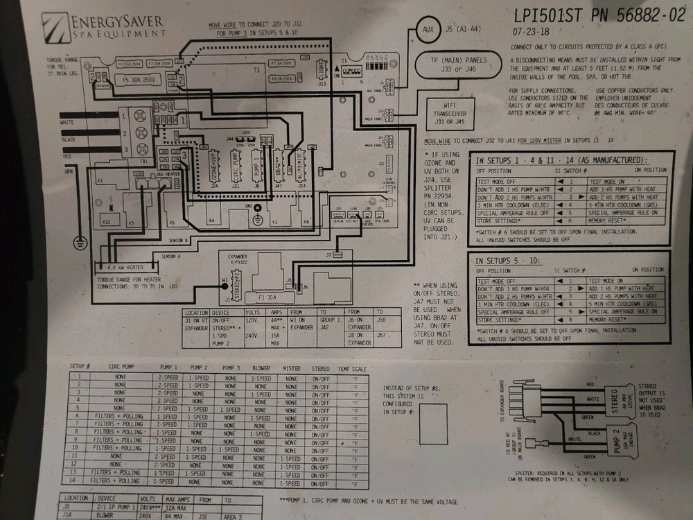 Balboa spa control pack 56882-02