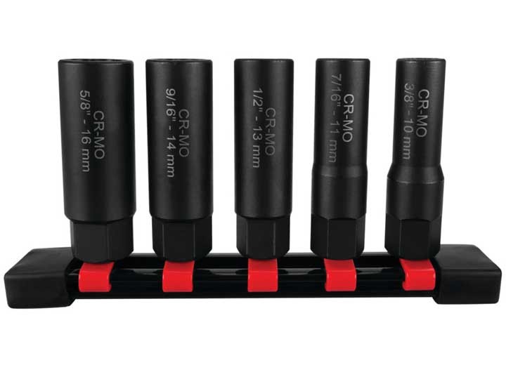 Performance Tool W38923 Deep Bolt Extractor Set, 5 Pc