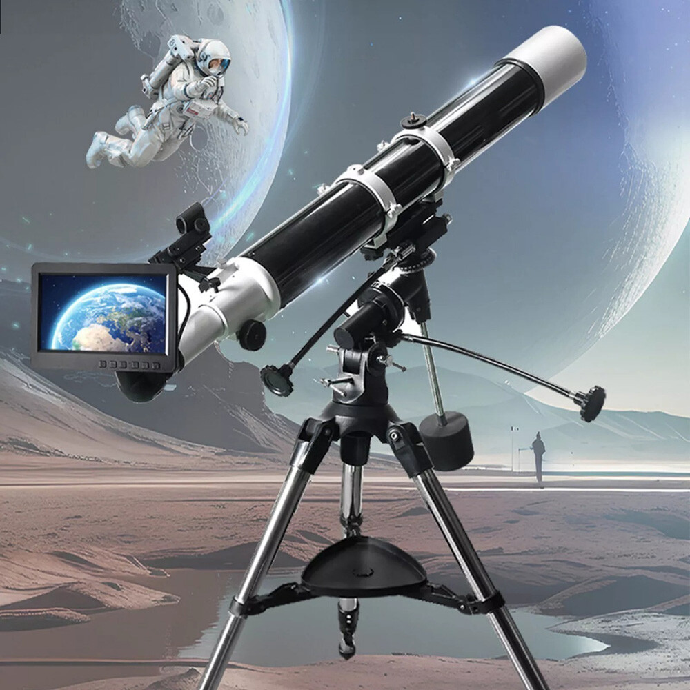 7" IPS Display Screen WiFi Astronomical Telescope Electronic Eyepiece Camera