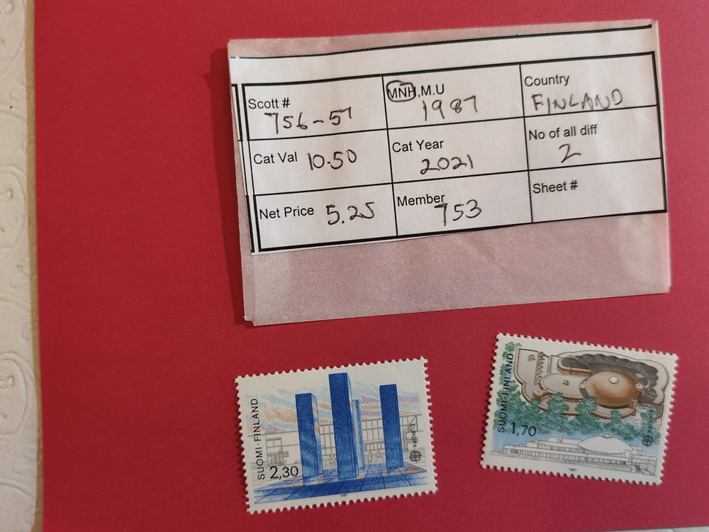 APC 7290 Finland 3 MNH sets