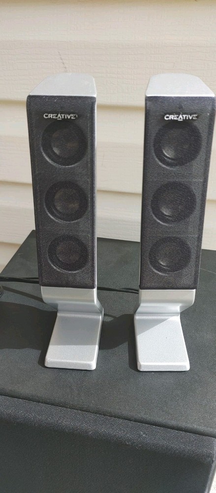 Creative Labs I-Trigue 3300 Speaker System Computer PC Powered Subwoofer Silver