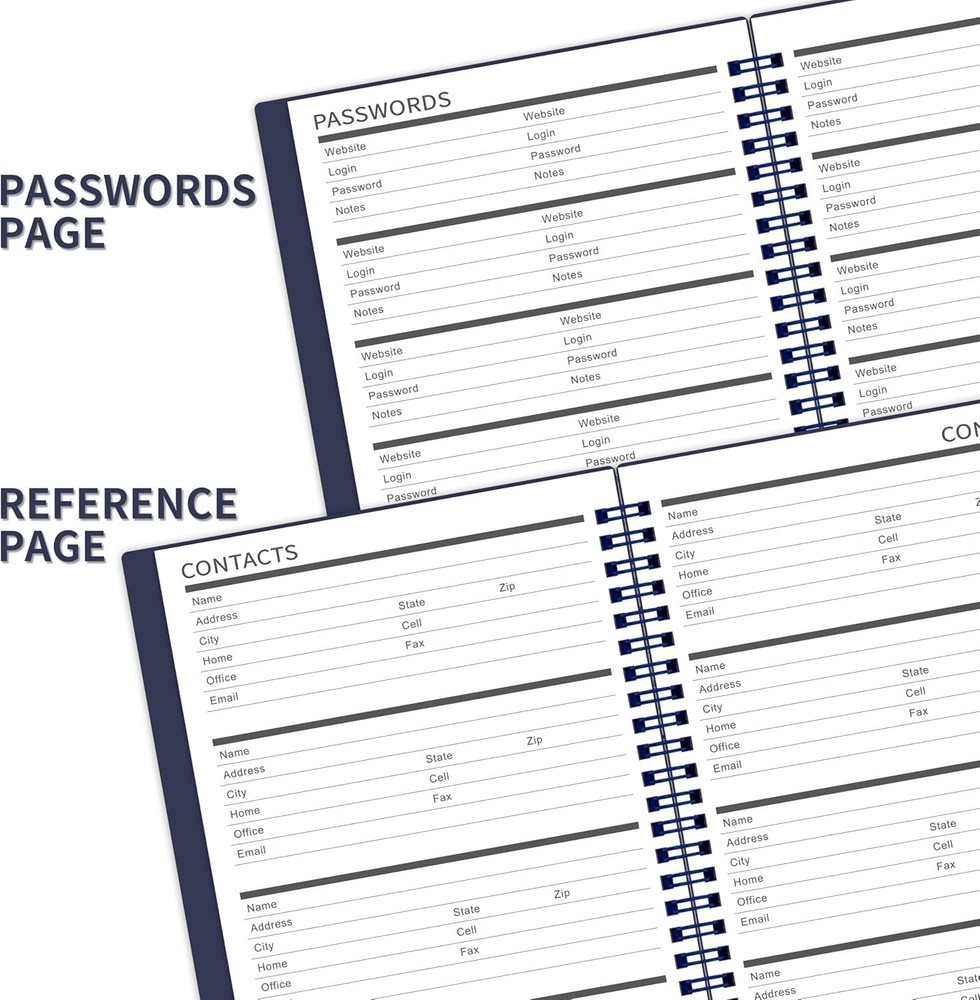 Versatile 5- Monthly Planner 2026-2030 - Includes Tabs & Inner Pocket