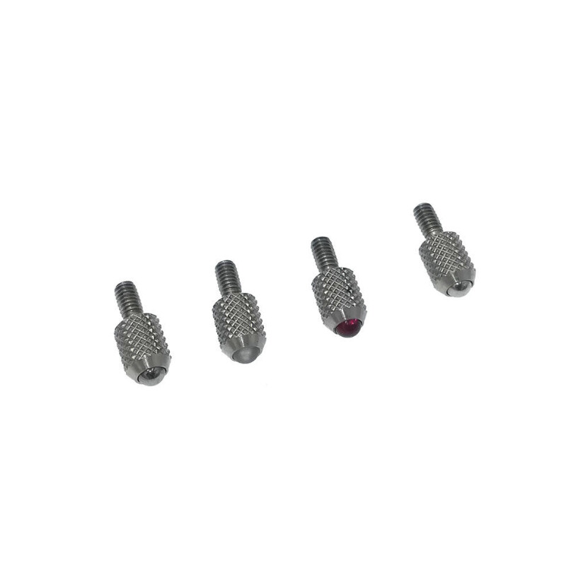 2 Ball Point Contact Points for Dial Indicators Linear Gage Indicator Ball Tip