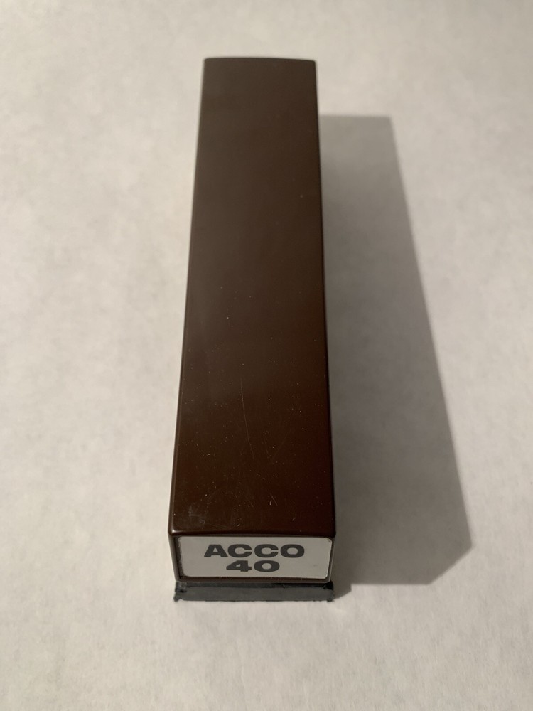 ACCO Model 40 Desktop Stapler Brown & Tan Vintage