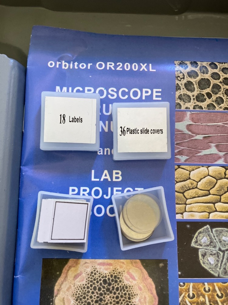 VINTAGE MICROSCOPE Orbitor OR 200XL W/ BOX. PREOWNED.