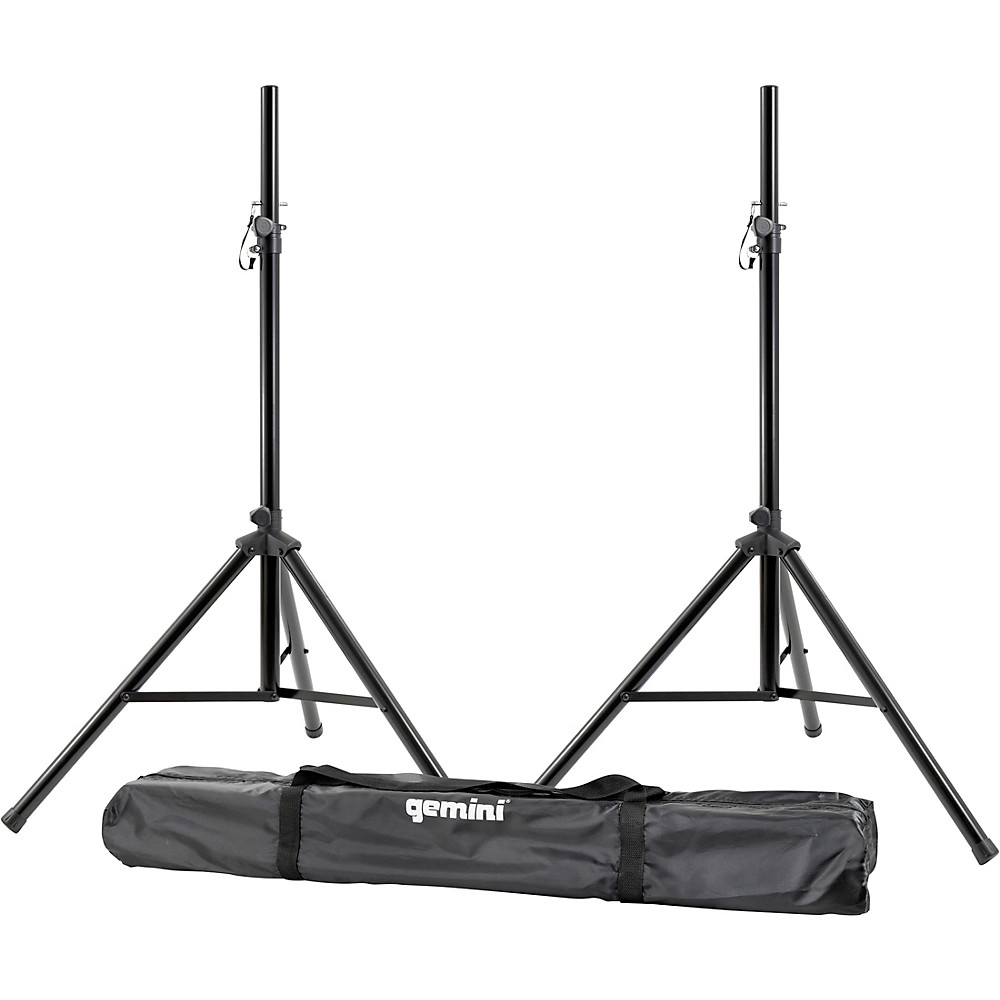 Gemini ST-PACK speaker stand package with carrying case