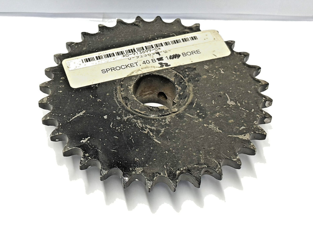 Sprocket, 40B32, 1" Bore