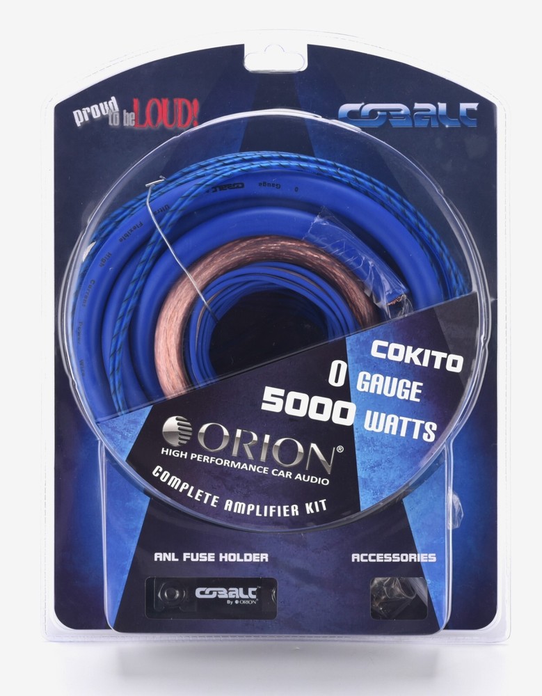 Orion 0 Gauge Complete Amplifier Kit with Soft Rubber Components - COKIT0